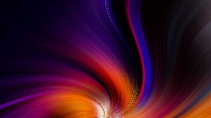 Abstract digital art with colorful swirls
