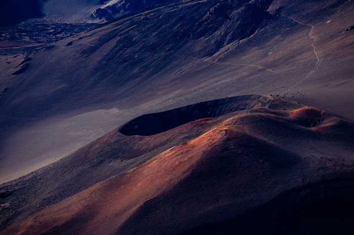 Volcanic Crater Landscape 4K