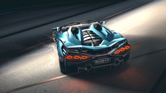 Lamborghini Sián Roadster 4K