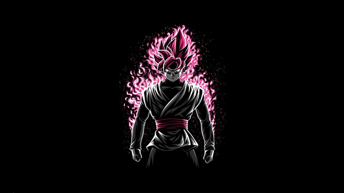 Goku Black from Dragon Ball Z Anime Artwork