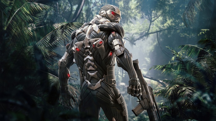 Crysis 2 Sci-Fi Soldier in Jungle