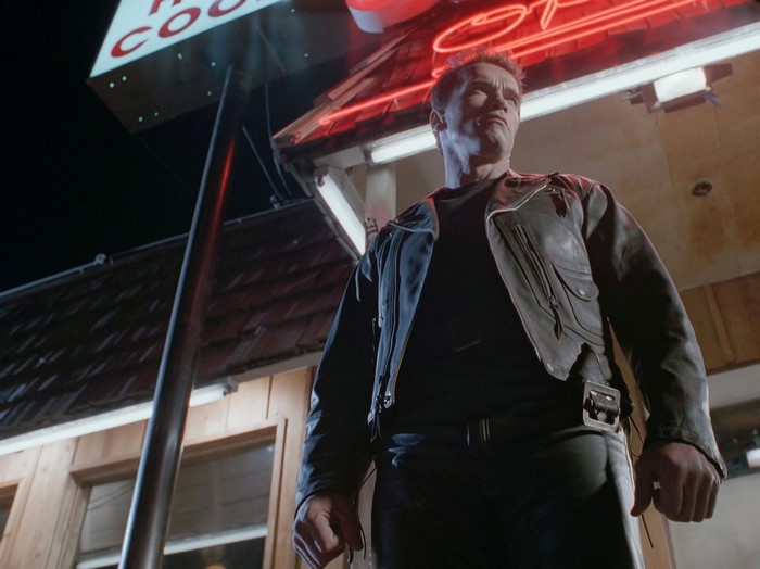 Arnold Schwarzenegger as T-800 in Terminator 2