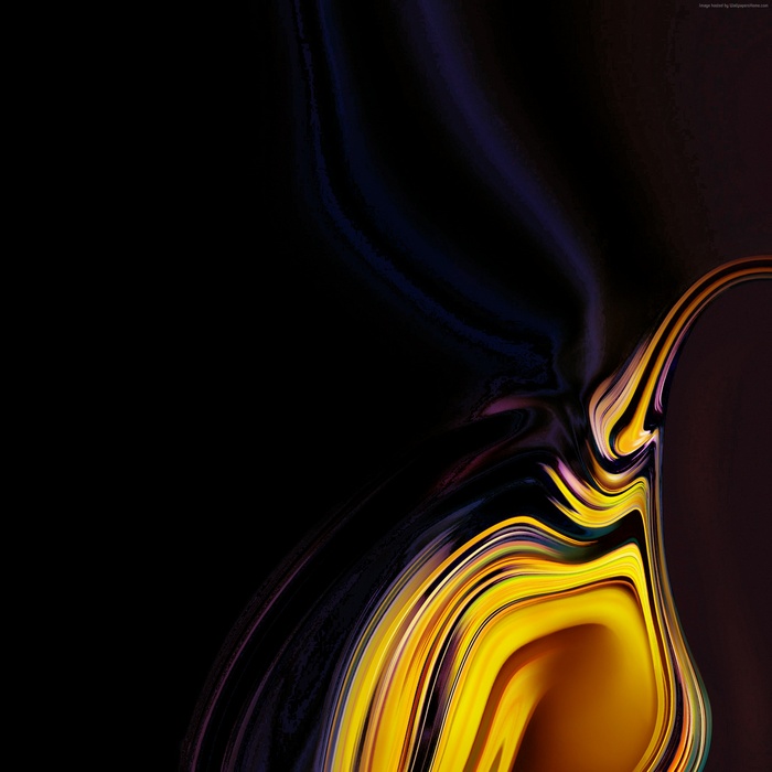 Abstract colorful fluid Samsung Galaxy Note 9 wallpaper