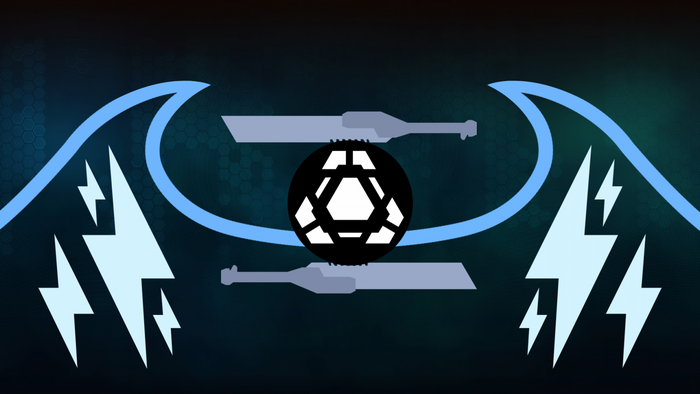 Titanfall 2 Logo with Lightning and Waves