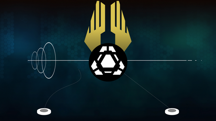 Titanfall 2 logo with abstract elements