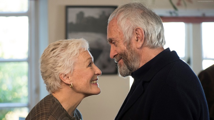Glenn Close and Jonathan Pryce from The Wife