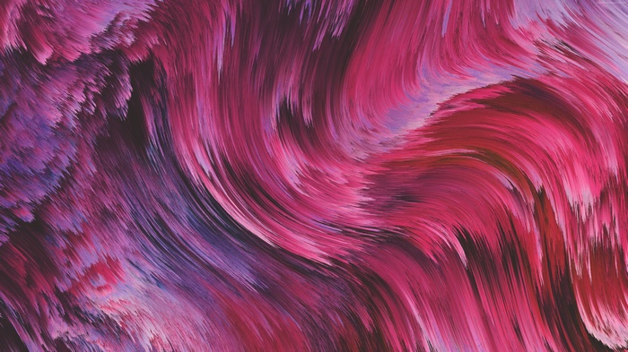 Abstract pink and purple waves