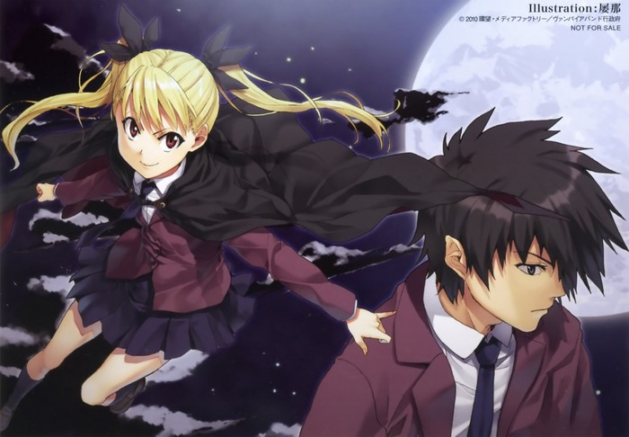 Wilhelmina Vlad Mina epe and Akira Kaburagi Regendorf from Dance in the Vampire Bund