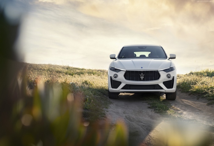 Maserati Levante GTS SUV on a dirt road