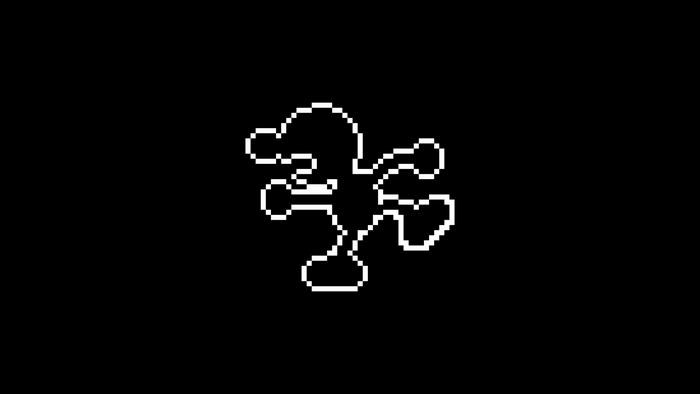 Mr. Game & Watch pixel art