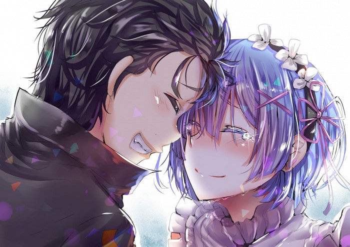 Natsuki Subaru and Rem from Re:Zero