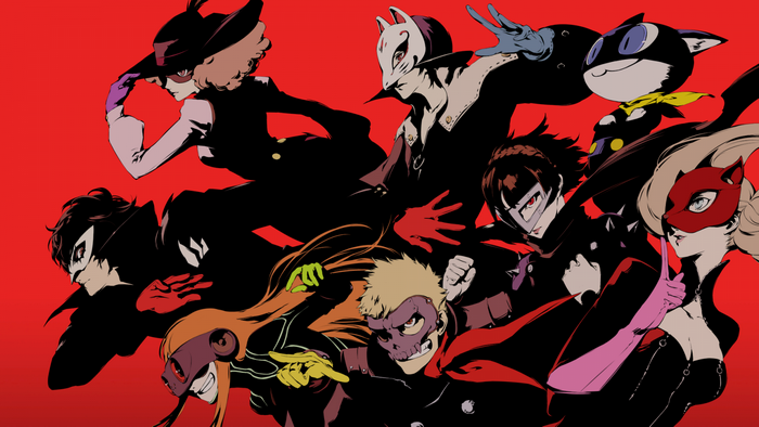 Persona 5 characters illustration