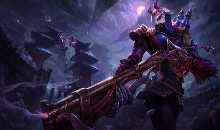 Jhin from League of Legends Blood Moon skin