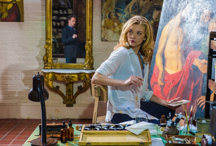 Natalie Dormer and Jonny Lee Miller in Elementary