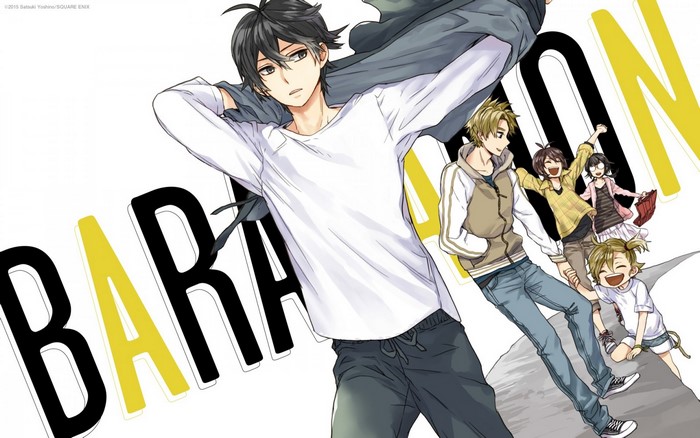 Barakamon characters illustration