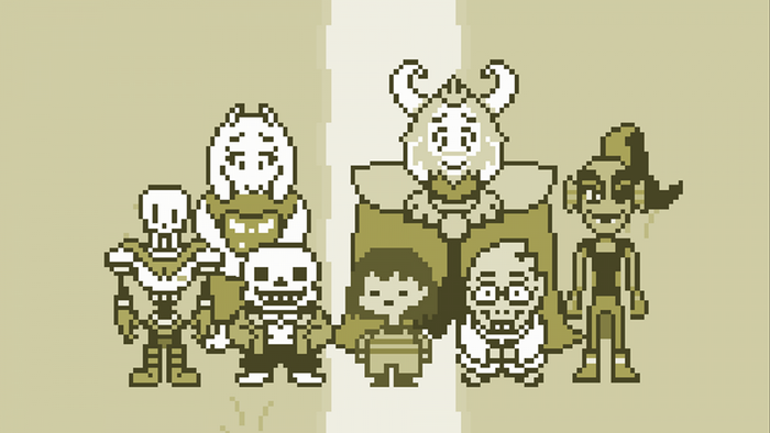 Undertale characters illustration