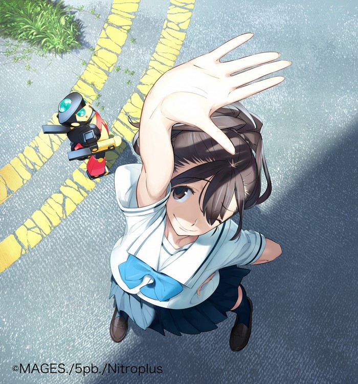 Akiho Senomiya from Robotics;Notes with a robot
