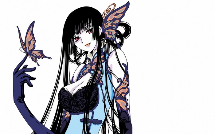 Yuko Ichihara from HOLiC with a butterfly