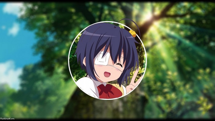 Takanashi Rikka from Chuunibyou demo Koi ga Shitai! in nature