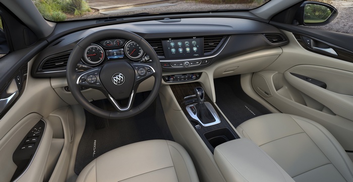 Interior of a 2019 Buick Regal Avenir