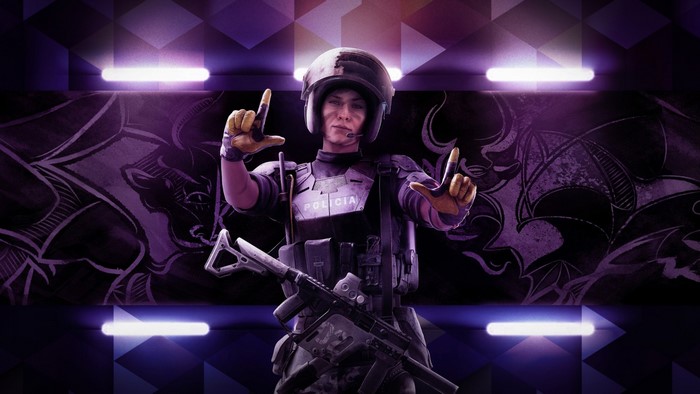 Special forces operator from Rainbow Six Siege