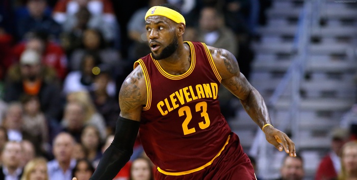LeBron James of the Cleveland Cavaliers