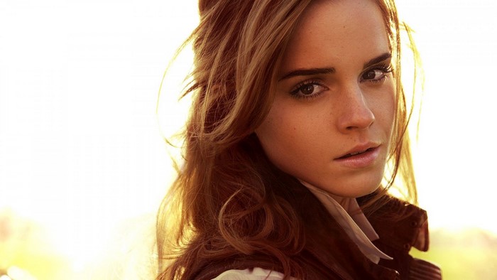 Emma Watson portrait photography close up