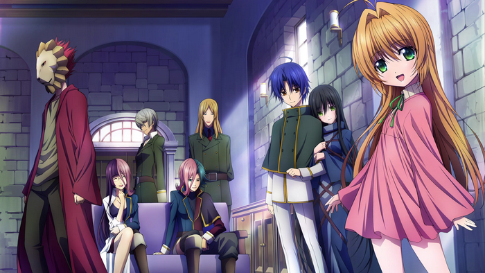 Characters from Kamisama no Inai Nichiyoubi