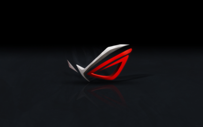 Republic of Gamers logo with red and white accents