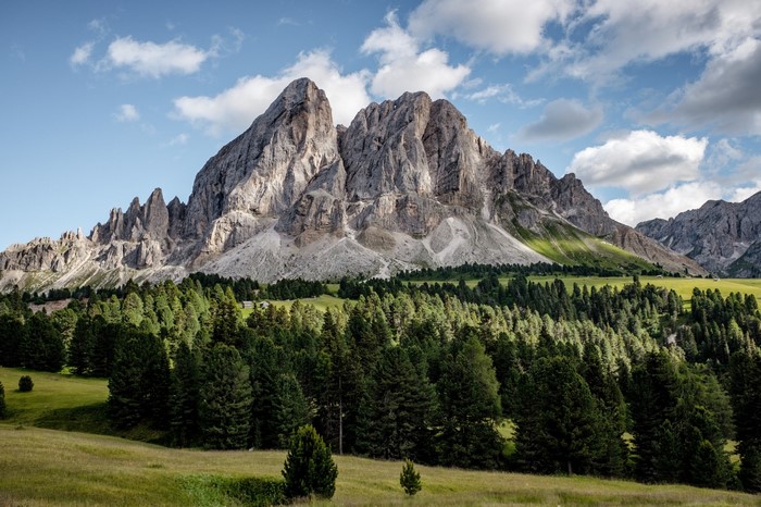 Peitlerkofel Mountain in the Dolomites, South Tyrol, Italy