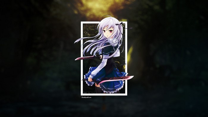 Sigtuna Julie from Absolute Duo with Swords