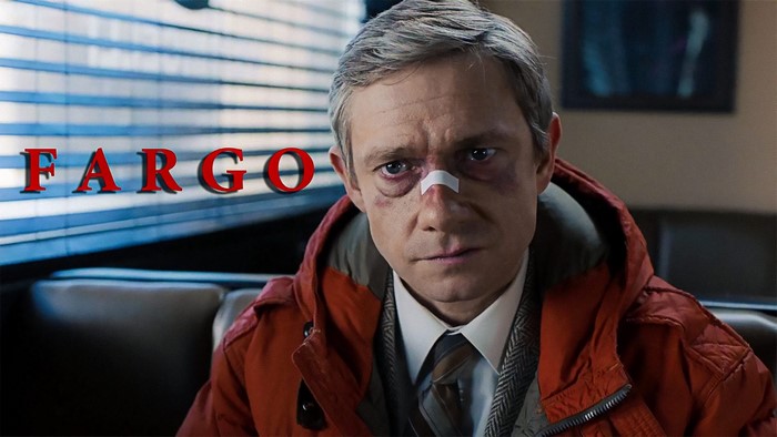 Martin Freeman as Lester Nygaard in Fargo TV series