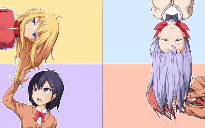 Anime girls from Gabriel Dropout
