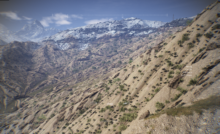 Tom Clancy's Ghost Recon Wildlands mountain landscape