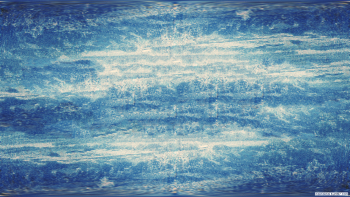 Abstract blue and white textured pattern resembling waves