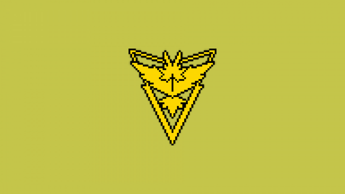 Team Instinct logo from Pokemon Go