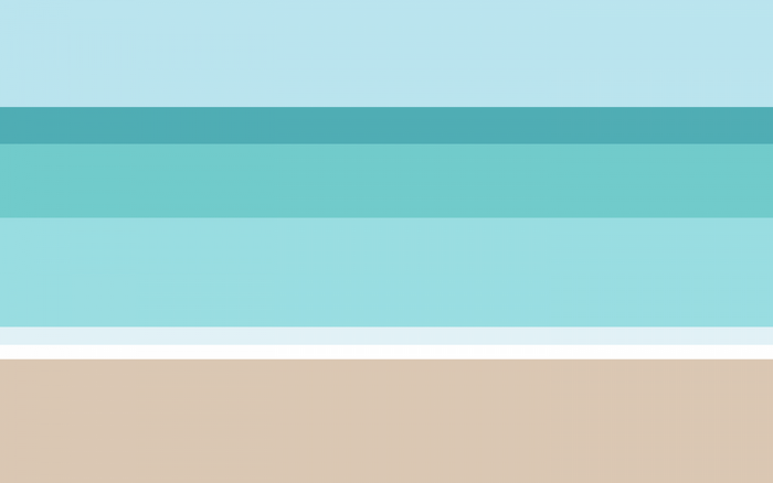 Abstract beach and ocean stripes