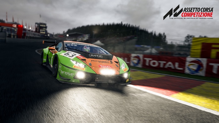 4K Assetto Corsa Competizione racing game screenshot