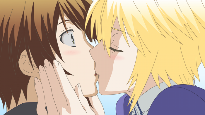 Sekirei illustration of Haruka Shigi and Kuno