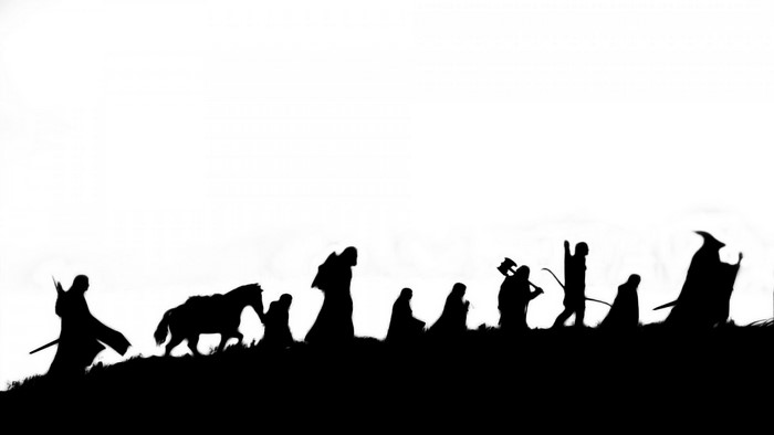 The Lord of the Rings Fellowship Silhouette