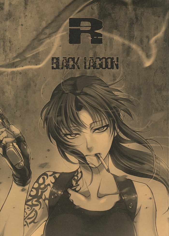 Revy from Black Lagoon holding a gun