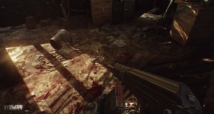 Escape from Tarkov screenshot with a gun