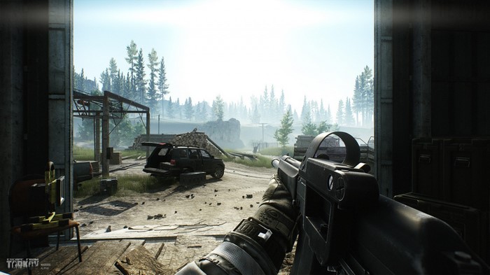 Escape from Tarkov first-person shooter gameplay