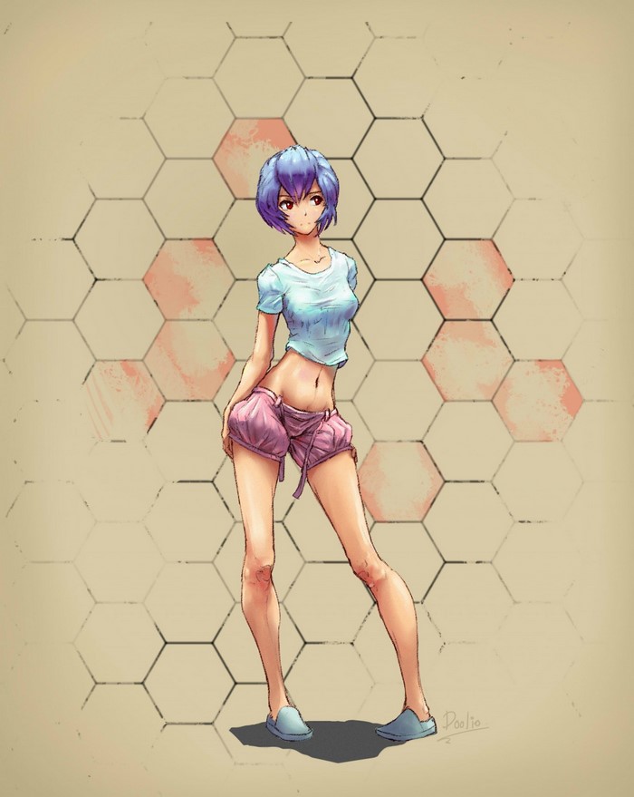 Rei Ayanami from Neon Genesis Evangelion