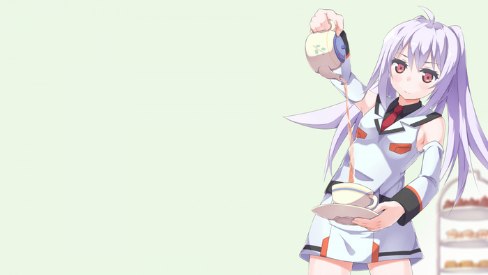 Isla from Plastic Memories pouring tea