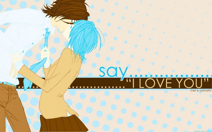 Say "I Love You" illustration by Mei Yamato