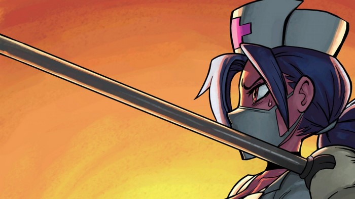 Valentine from Skullgirls in Action Pose