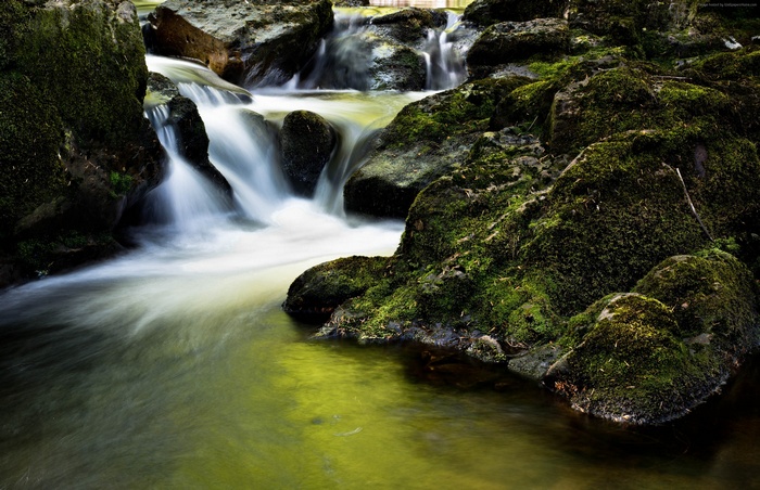 Waterfall in Ireland 4K