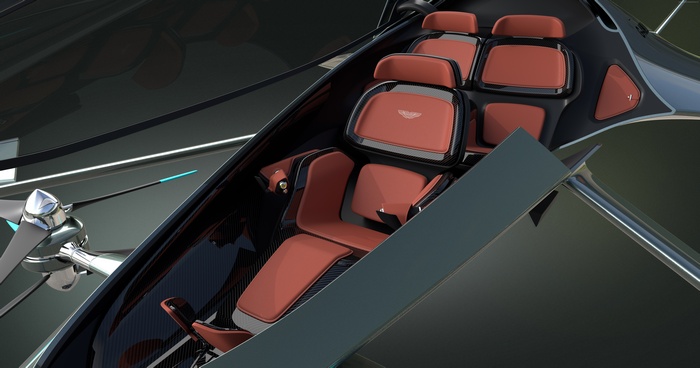 Aston Martin Volante Vision Concept interior 4K