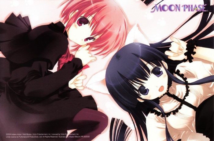 Hazuki and Artemis from Tsukuyomi Moon Phase